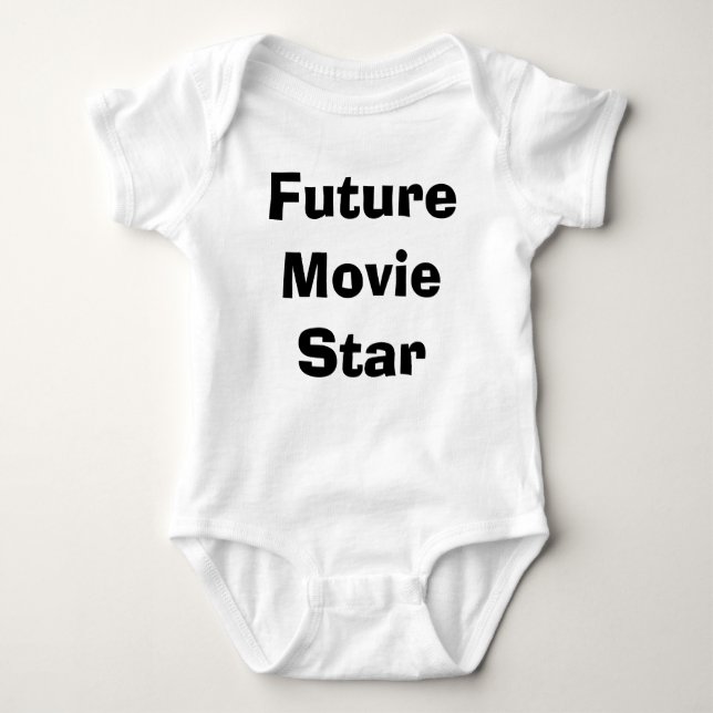 Future Movie Star Baby Bodysuit (Front)