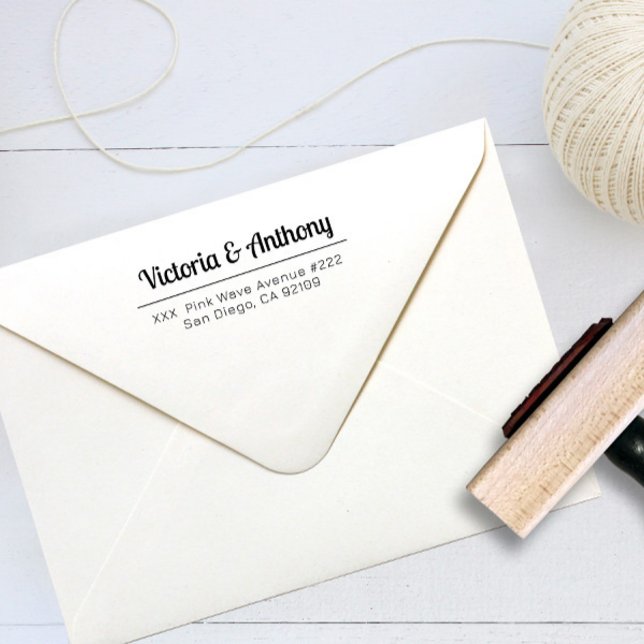 Future Mr and Mrs Return Address Self Inking Stamp (Creator Uploaded)