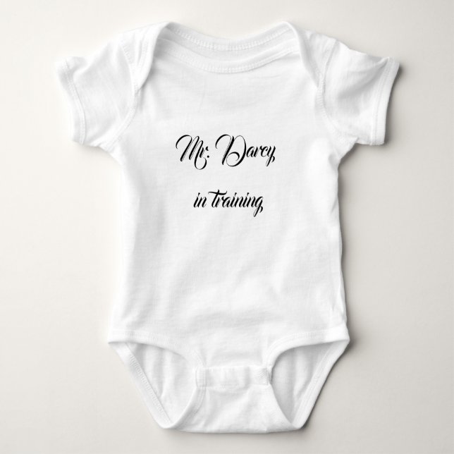 future Mr. Darcy Baby Bodysuit (Front)