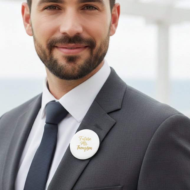 Future Mr Gold Foil Button Pin (Creator Uploaded)