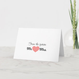 Future Mr. & Mrs. Thank you note
