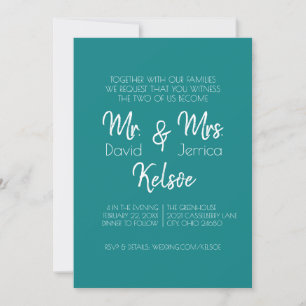 Future Mr. & Mrs. Wedding Invitation