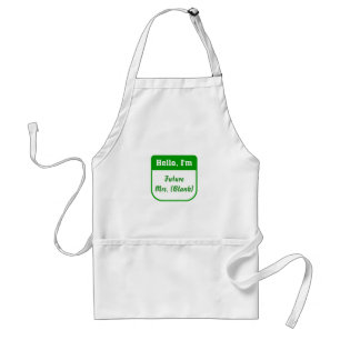 Future Mrs. apron - Personalised