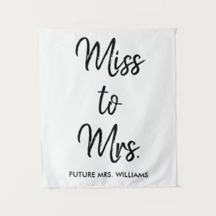 Future Mrs Backdrop Boho Bridal Shower Photo Prop Tapestry