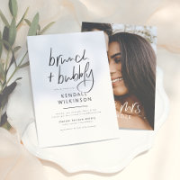 Future Mrs | Black & White Brunch & Bubbly Photo