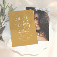 Future Mrs | Boho Mustard Bridal & Brunch Bubbly