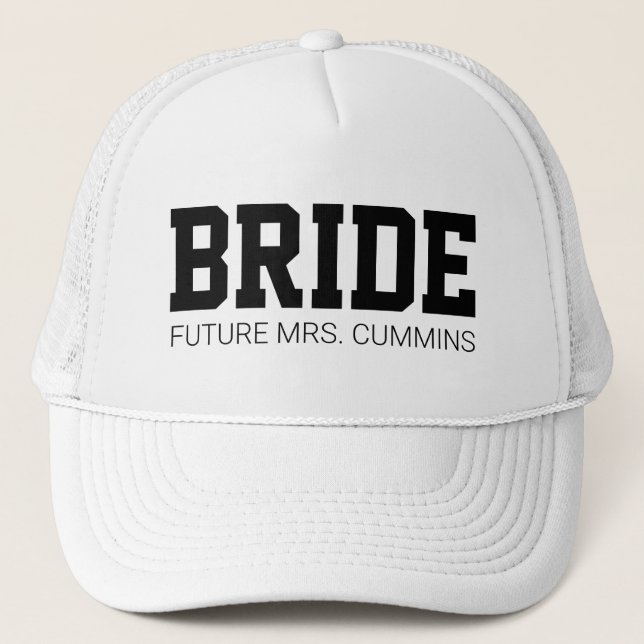 Future Mrs. Bride Bachelorette Hat (Front)