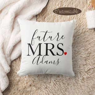 Future Mrs Bride, Fiance, Bachelorette Party Gift Cushion