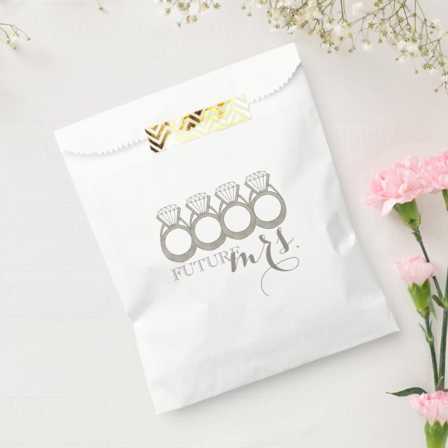 Future MRS. Bride-to-Be Diamond Engagement Ring Favour Bag (Sealed)