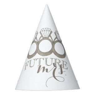 Future MRS. Bride-to-Be Diamond Engagement Ring Party Hat