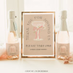 Future Mrs. Champagne Labels Bridal Shower Favours<br><div class="desc">When planning a bridal shower, choosing these items with our "Brunch and Bubbly" theme can make the process delightfully effortless while ensuring a stunning result. The modern illustrated vintage champagne glass, adorned with delicate white flowers and a charming pink bow, adds a touch of elegance and whimsy that perfectly sets...</div>