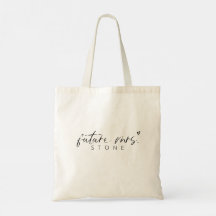 Future Mrs. Custom Wedding Tote Bag Bride