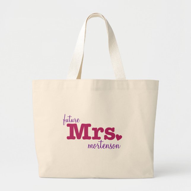 Future Mrs. Customisable Bag (Front)