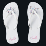 Future Mrs Customisable Thongs<br><div class="desc">Great gift idea for the bride to be.</div>