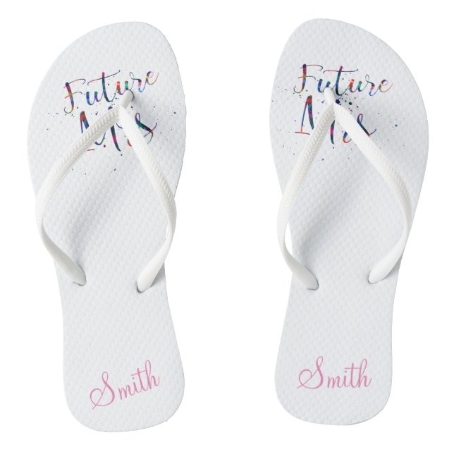 Future Mrs Customisable Thongs (Footbed)
