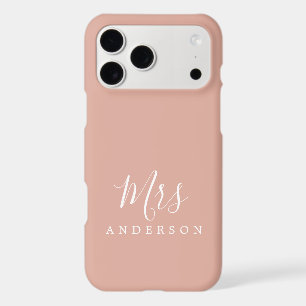 Future Mrs Dusty Pink Chic Script Bride