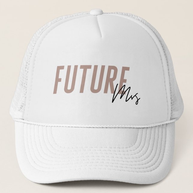Future Mrs Hat | Bachelorette Hat - Dark Pink (Front)