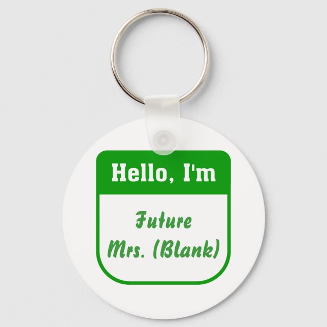 Future Mrs. Keychain - Personalised (Front)