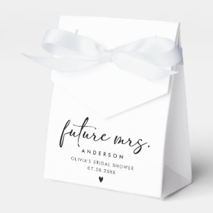 Future Mrs. Modern Handwriting Script Favour Box
