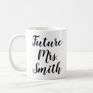 Future Mrs. (Name) Personalised Engagement Mug