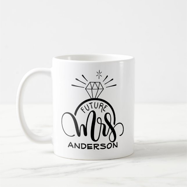 Future MRS - Personalised engagement Coffee Mug (Left)