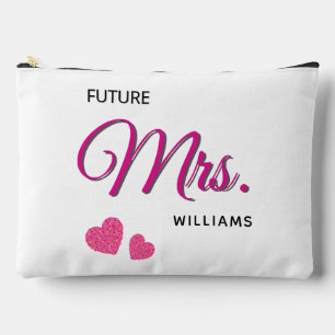 Future Mrs Personalised Wedding Design  Accessory Pouch