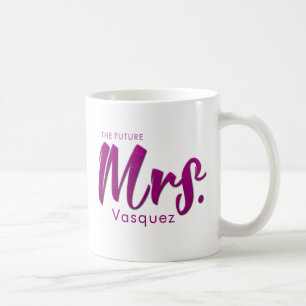 “Future Mrs.” Photorealistic Violet Foil Coffee Mug