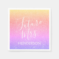 Future Mrs. Rainbow Sparkle Glitter