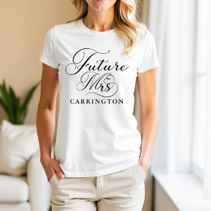 Future Mrs Shirt – Custom Script Bride T-Shirt
