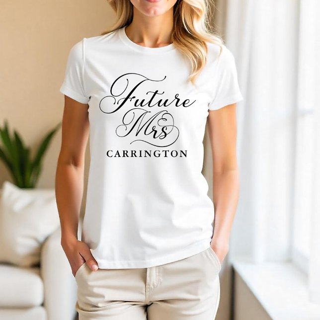 Future Mrs Shirt – Custom Script Bride T-Shirt (Future Mrs Tee)