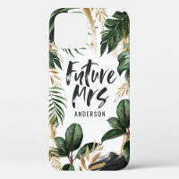 Future Mrs tropical leaf and typography