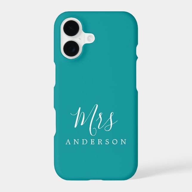 Future Mrs Vibrant Green Chic Script Bride (Back)