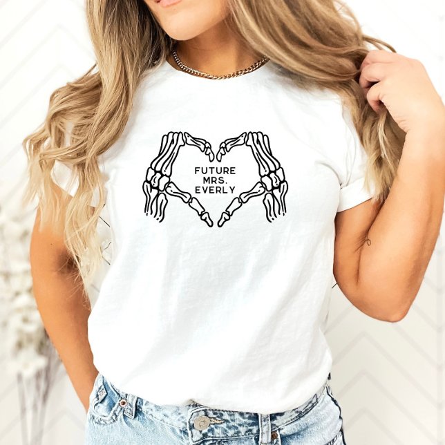 Future Mrs. Women Shirts Gothic Skeleton Hands (Creator Uploaded)