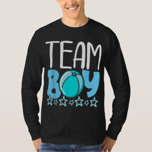 Future Mum Dad Baby Announcement Team Boy Gender R T-Shirt