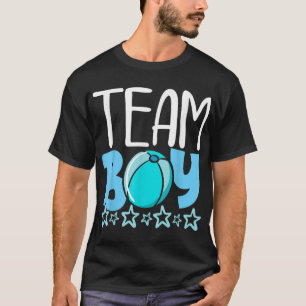 Future Mum Dad Baby Announcement Team Boy Gender R T-Shirt