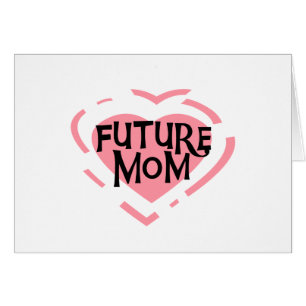 Future Mum Pink Heart Tshirts and Gifts