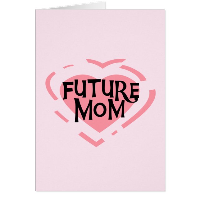 Future Mum Pink Heart Tshirts and Gifts (Front)