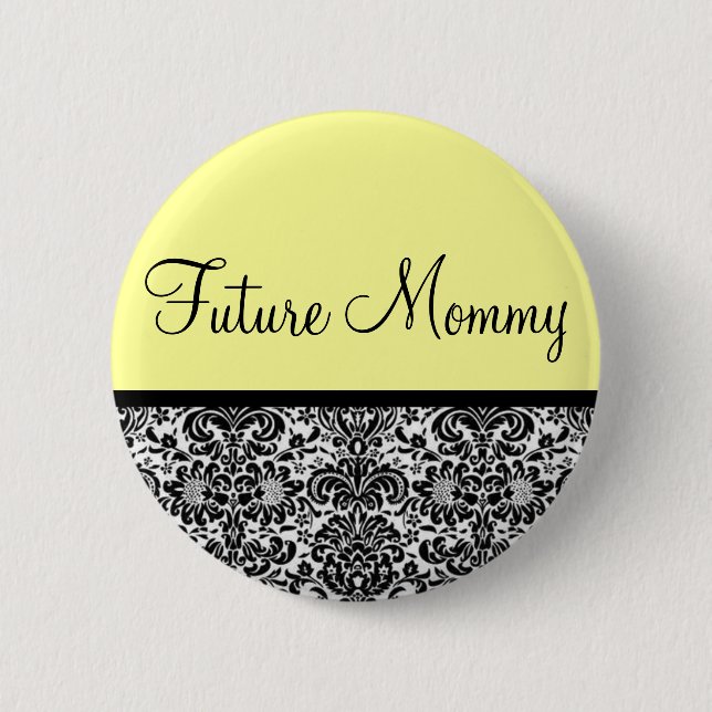 Future Mummy 6 Cm Round Badge (Front)