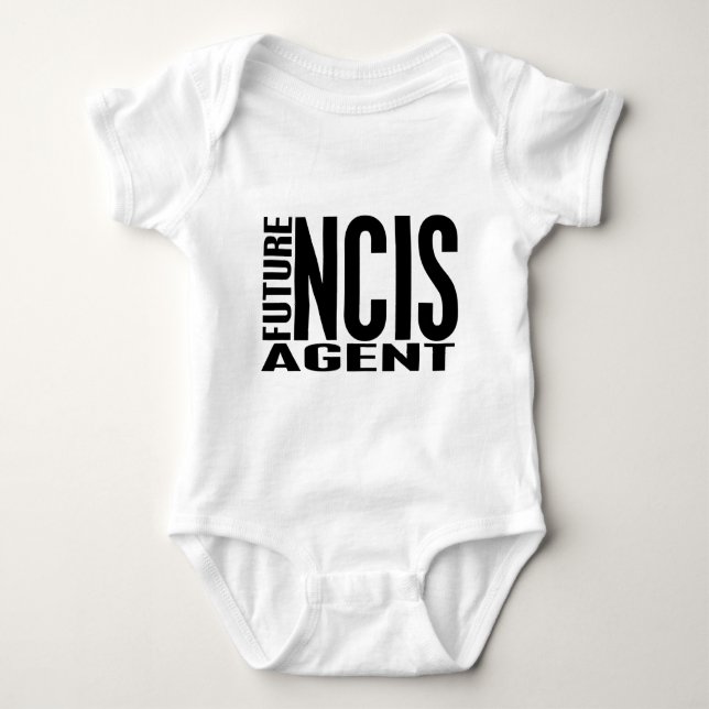 Future NCIS Agent Baby Bodysuit (Front)