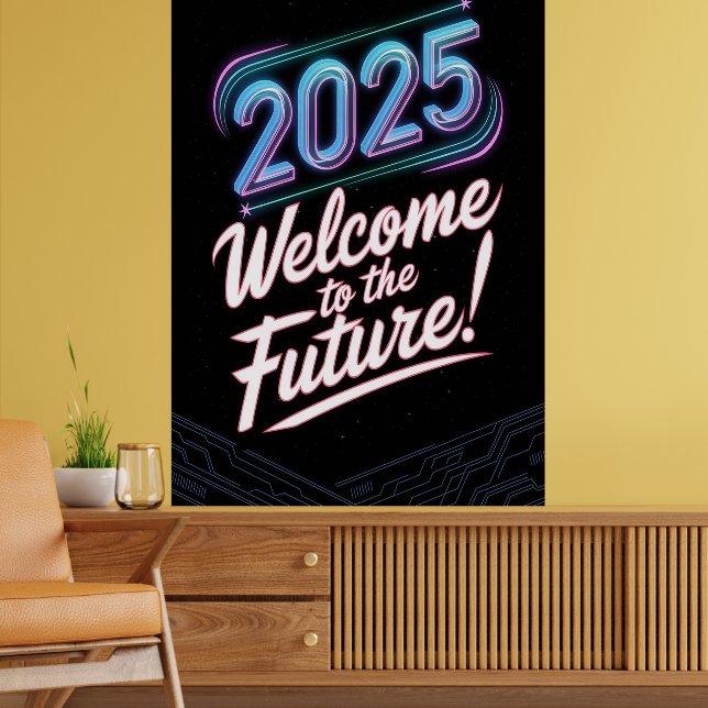 Future Neon Poster (Living Room 2)