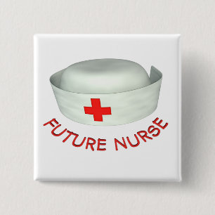 Future Nurse 15 Cm Square Badge