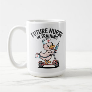 Future Nurse In Training Cute Duck Coffee Mug