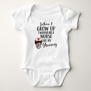 Future Nurse Like Mommy Baby Bodysuit