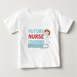 Future Nurse Loading Cute First Birthday Toddler Baby T-Shirt