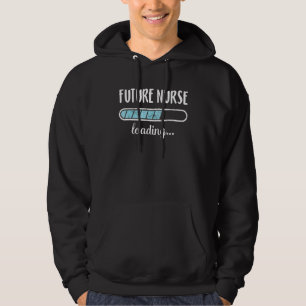 Future Nurse Loading Family Friends Humour Trendy Hoodie