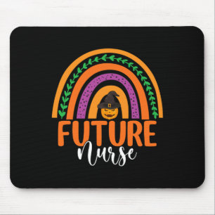 Future Nurse Nursing Rainbow Pumpkin Halloween Cos Mouse Pad