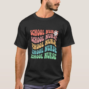 Future Nurse Nursing School Nurse Life Retro Groov T-Shirt