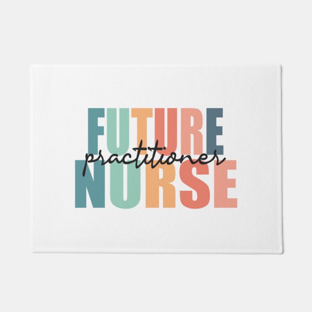 Future Nurse Practitioner - NP  Doormat (Front)