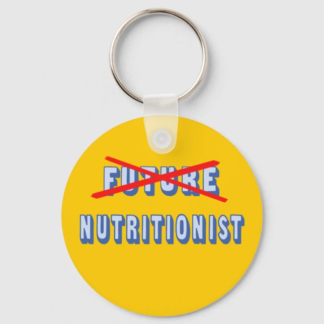 Future Nutritionist No More Key Ring (Front)