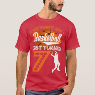 Future of basketball just turned 7 7th birthday ki T-Shirt